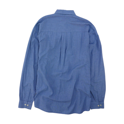Blue Check Long Sleeve Button Down