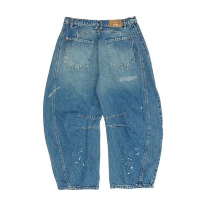 Blue Wide Leg Jeans