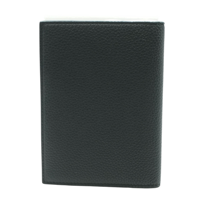 Black Soft Leather T-Line Passport Holder