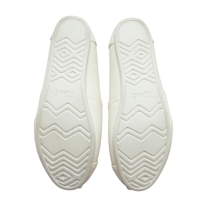 Ivory Slip-On Flats