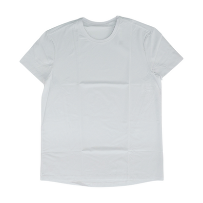 White Solid Active T-Shirt