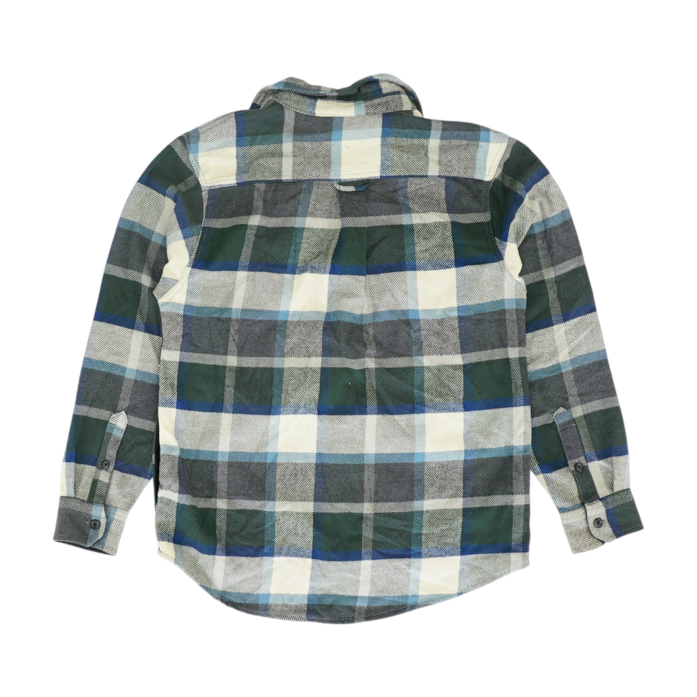Multi Plaid Flannel Button Down