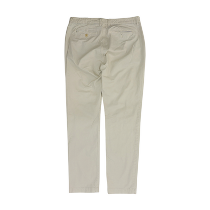 Beige Tapered Pants