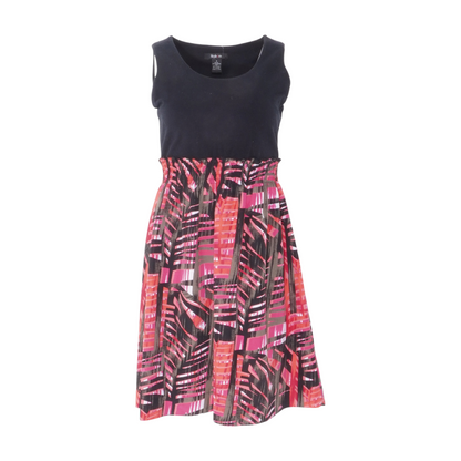 Multi Abstract Mini Dress