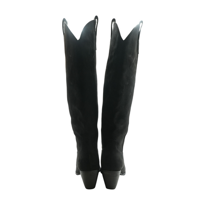 Black Knee-High Boots