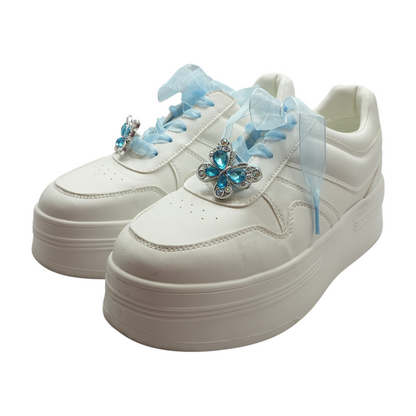 White Platform Heels