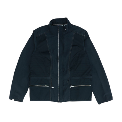 Vintage Black Solid Jacket