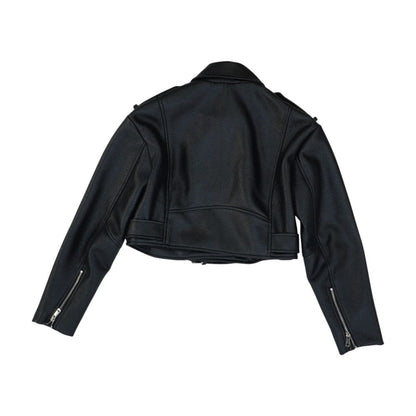 Black Faux Leather Jacket