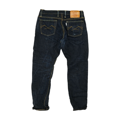 Navy Straight Jeans