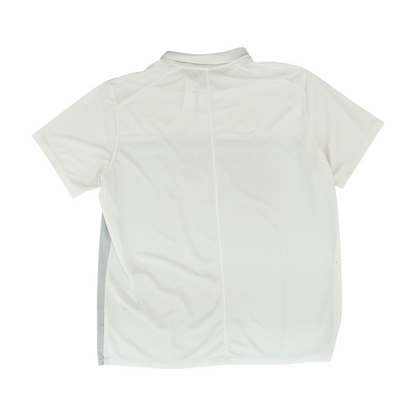 Gray Color Block Short Sleeve Polo