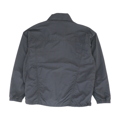 Black Solid Rain Jacket