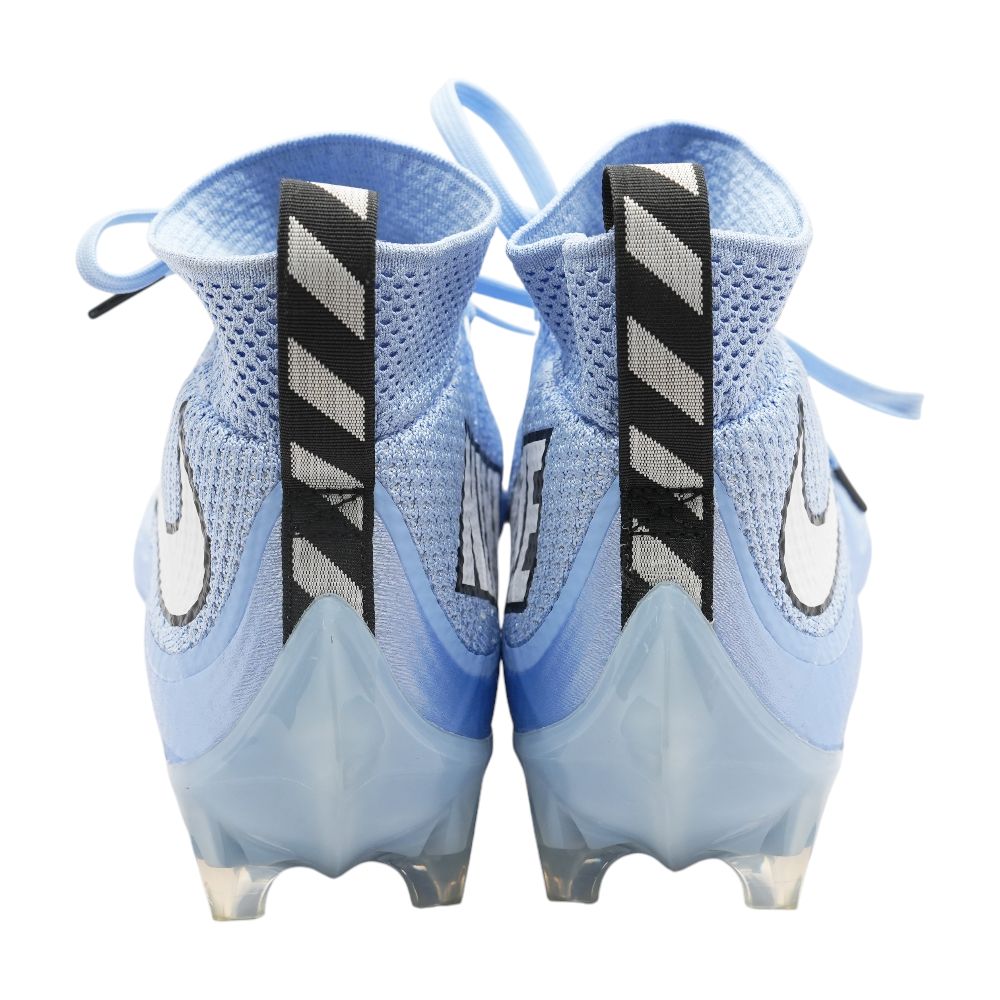 Blue Aluminum Vapor Edge 360 Untouchable Mid Football Cleats  display picture 3