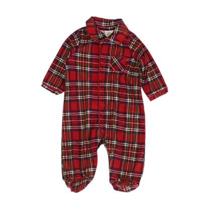 Red Plaid One-Piece