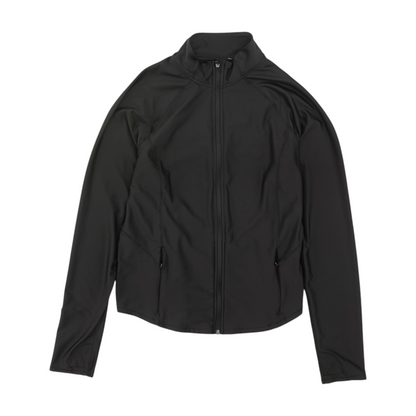 Black Solid Active Jacket