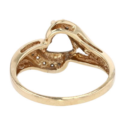 10K Yellow Gold Mystic Stone Fashion Ring