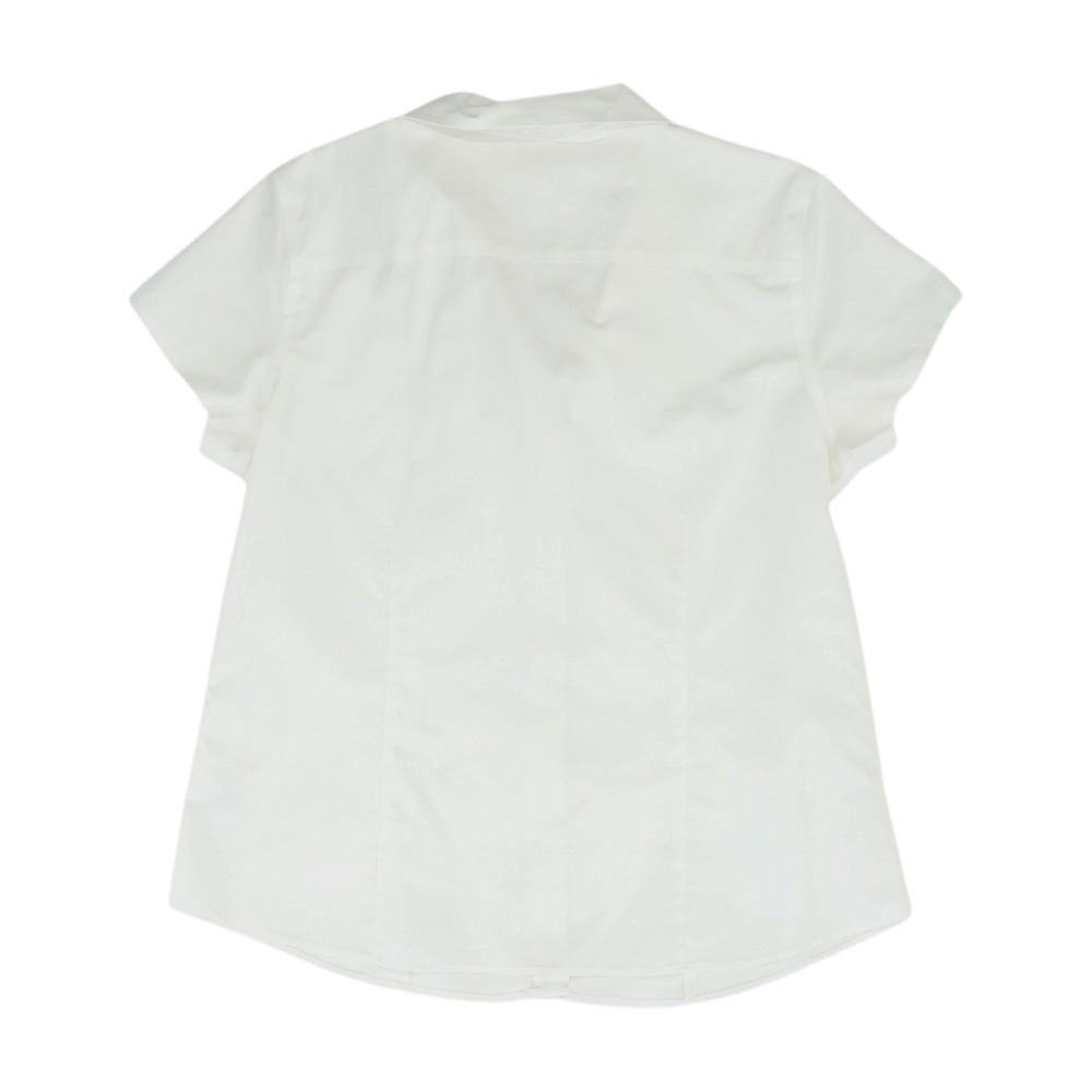 White Petite Button Down