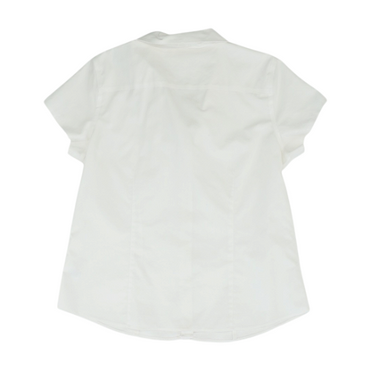 White Petite Button Down