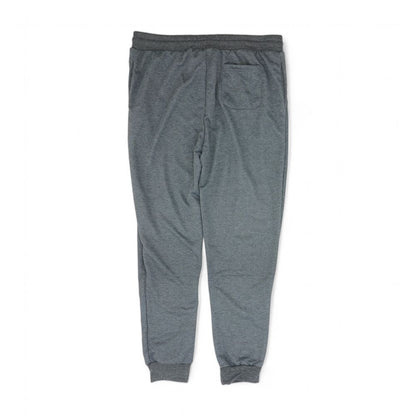 Gray Solid Joggers Pants