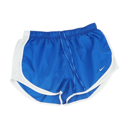Blue Solid Active Shorts