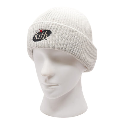 Light Heather Gray Chunky Cotton Mia FW24 Beanie