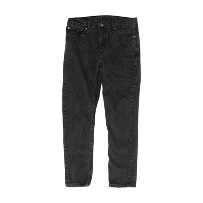 Brown Solid Straight Jeans