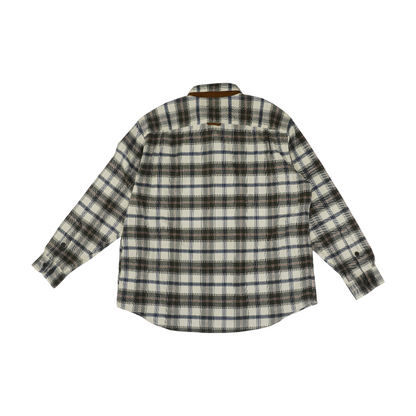 Green Plaid Flannel Button Down