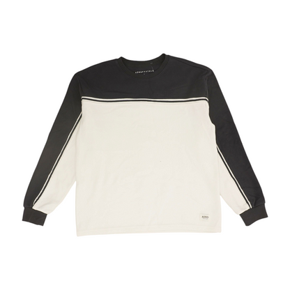 White Color Block T-Shirt