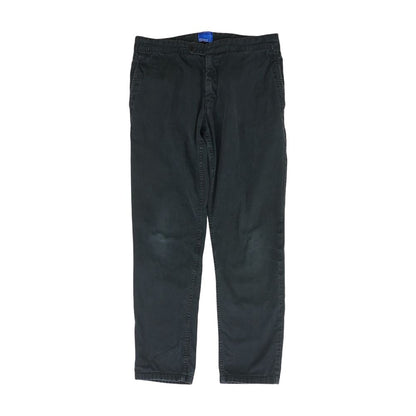 Navy Solid Khaki Pants