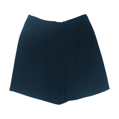 Black Solid Chino Shorts