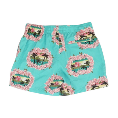 Blue Floral Swim Bottom