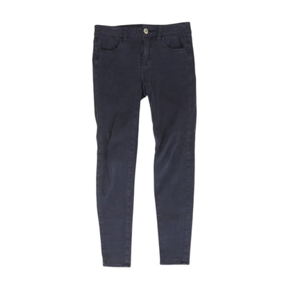 Navy Solid Chino Pants