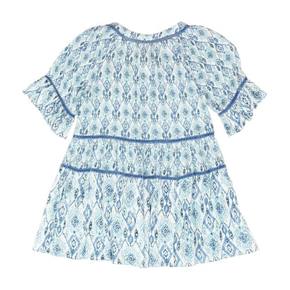 Blue Misc. Short Sleeve Blouse