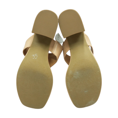 Nude Heeled Sandals