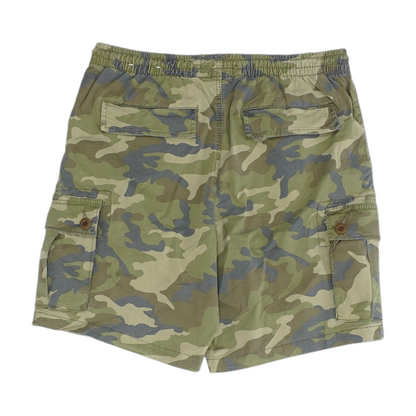 Green Camo Cargo Shorts