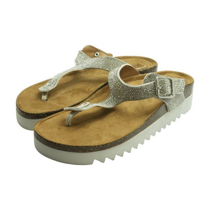 Silver Platform Sandals