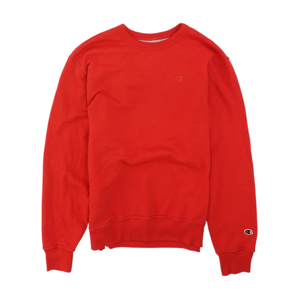 Champion Red Solid Sweatshirt Pullover – Image 1