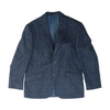Navy Short Solid Sport Coat