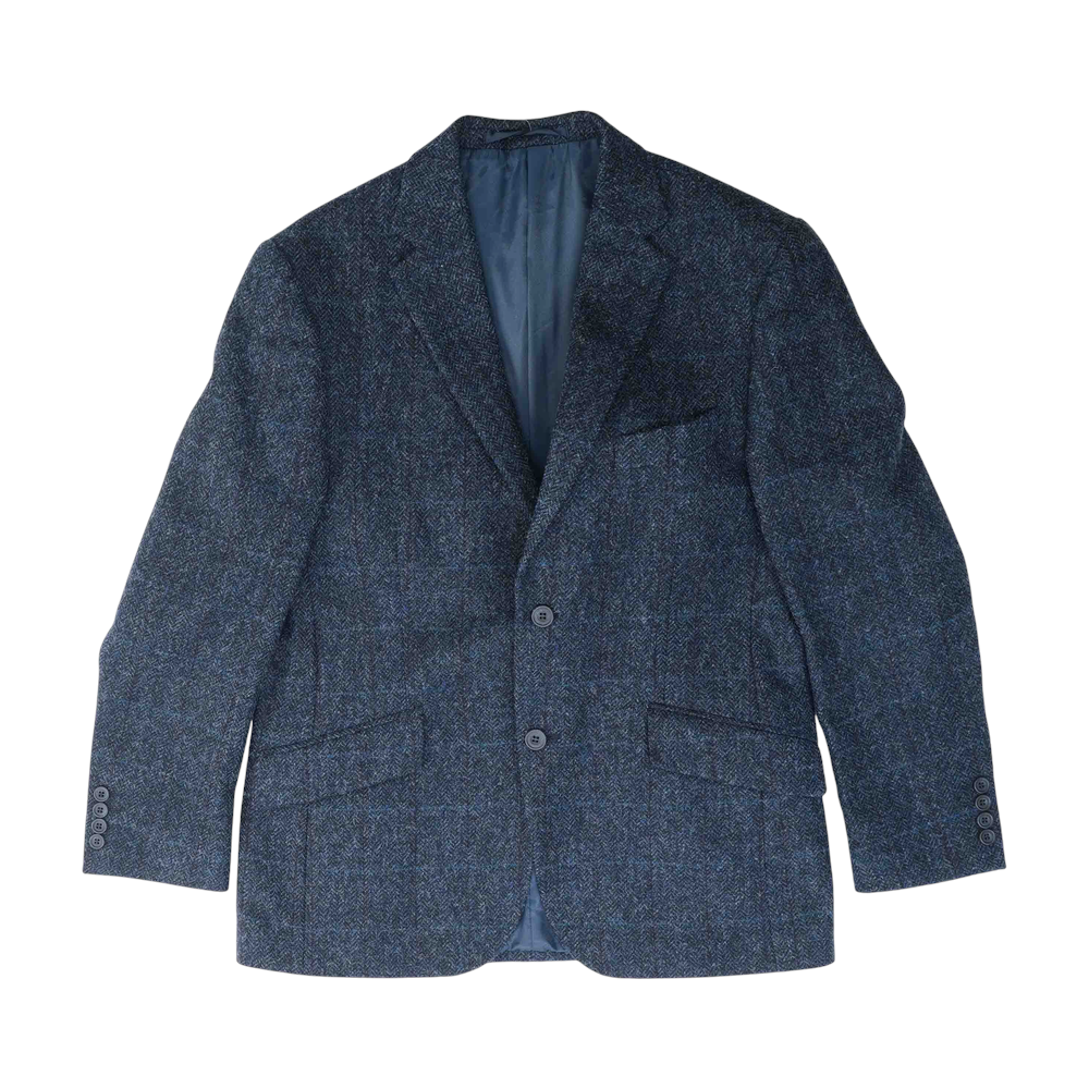 Navy Short Solid Sport Coat