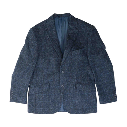 Navy Short Solid Sport Coat