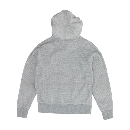 Gray Solid Hoodie Pullover