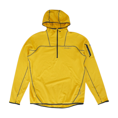 Yellow Tall Solid Hoodie Pullover