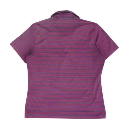 Magenta Striped Blouse