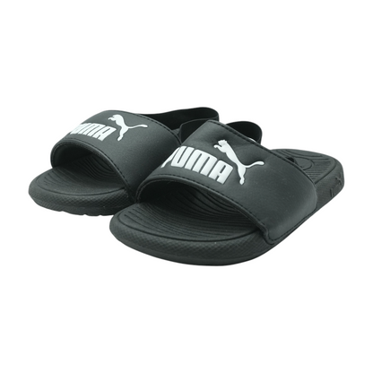 Black Athletic Slides Shoes