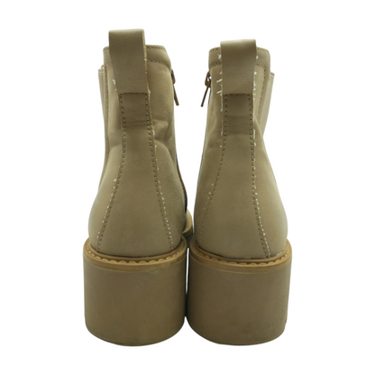 Beige Boots Shoes