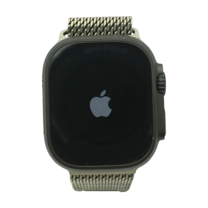 49mm Ultra 2 Titanium Smartwatch Silver Band M/L