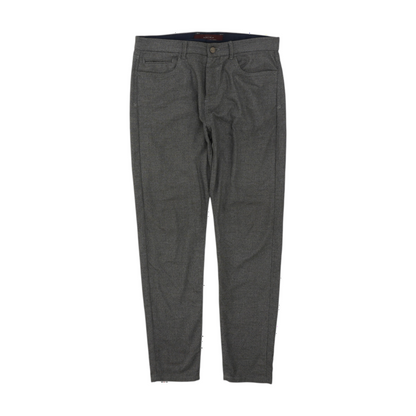 Gray Polka Dot Slim Pants
