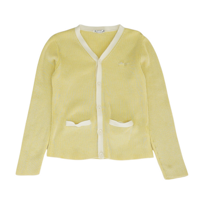 Yellow Cardigan Sweater