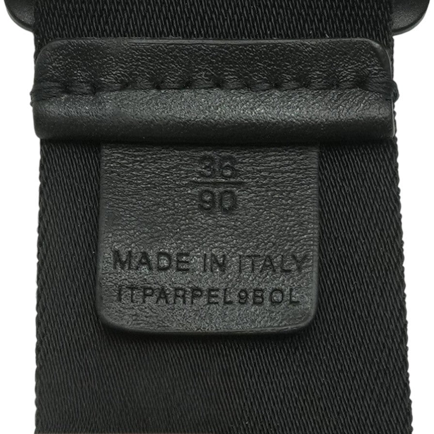 TB Monogram Sport Clip Logo Jacquard Webbing Belt in Black