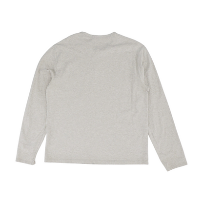 Beige Solid Henley T-Shirt