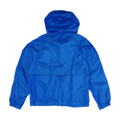 Blue Solid Rain Jacket